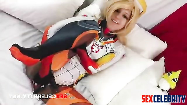 (Overwatch) Mercy Deepfake [Short Masturbation]