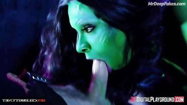 Zoe Saldana DeepFake Porn (Hot Gamora Guardians Fuck)