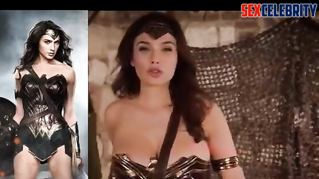 Gal Gadot in sexy cosplay costume got her two holes fucked (deepfake)