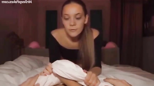 Greta Thunberg gives me the best handjob ever (deepfake POV porn)