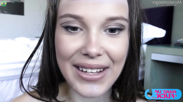 Millie Bobby Brown deepfake porn (she adores a lot of cum on body) [PREMIUM]