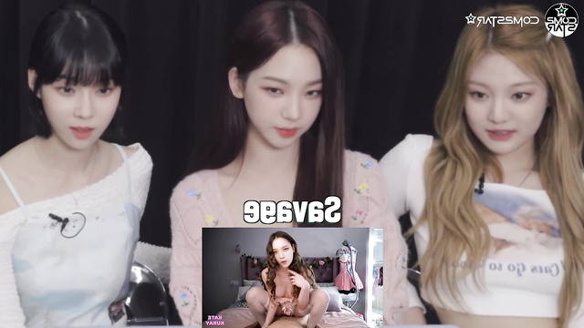 Girls from aespa watch music porn clip 에서 온 소녀들에스파음악 케이팝 포르노 클립 PMV