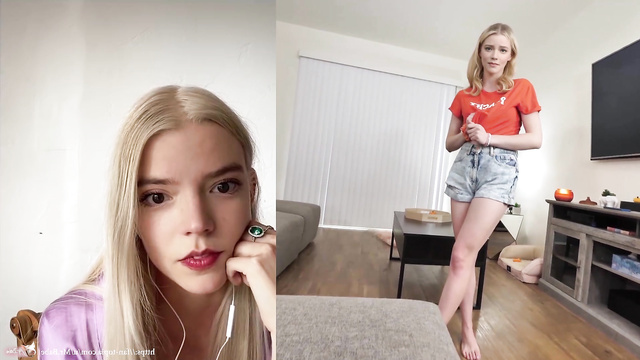 Fake Anya Taylor-Joy came to neighbor for hard fuck [PREMIUM]