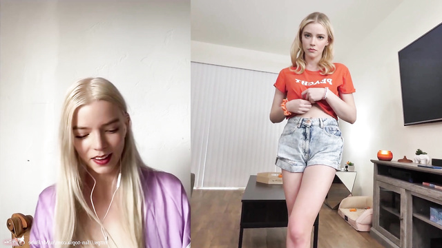 Fake Anya Taylor-Joy came to neighbor for hard fuck [PREMIUM]