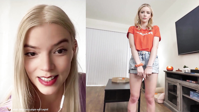 Fake Anya Taylor-Joy came to neighbor for hard fuck [PREMIUM]