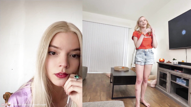 Fake Anya Taylor-Joy came to neighbor for hard fuck [PREMIUM]