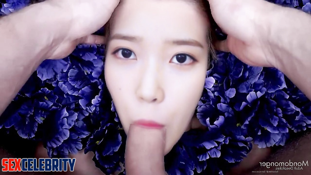 Fake babe IU juicy blowjob in flowers // 아이유 섹스 장면 [PREMIUM]