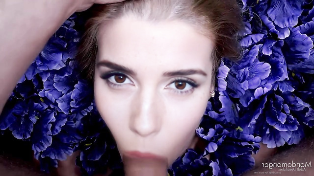 Fake Emma Watson in porn video (blowjob inside flowers) [PREMIUM]