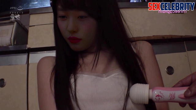 Young whore Wonyoung [아이브 장원영] is caressed with a vibrator / real fake