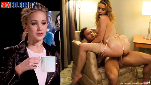 Sexy blonde Jennifer Lawrence fucked for cash / face swap [PREMIUM]