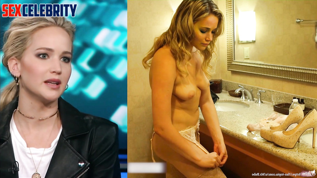 Sexy blonde Jennifer Lawrence fucked for cash / face swap [PREMIUM]