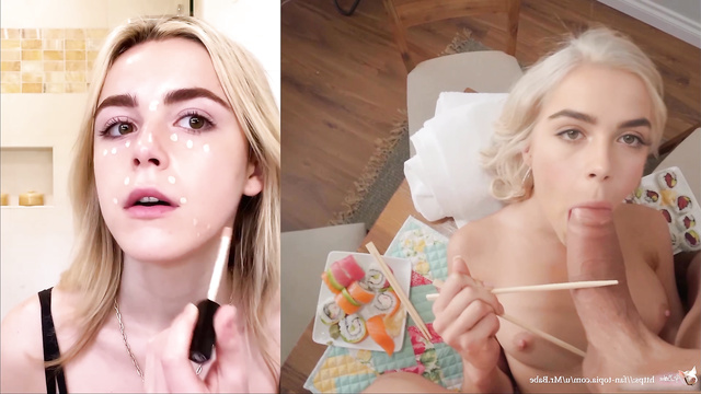 Kiernan Shipka eating dick like sashimi, hot deepfake [PREMIUM]