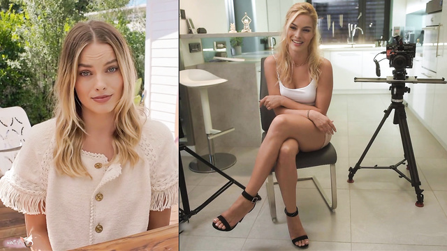 AI fake porn/ First anal casting for beautiful Margot Robbie [PREMIUM]