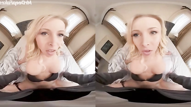 Busty blonde Lisa Kudrow enjoys fast sex - face swap