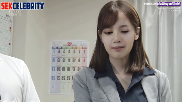 Sexy Lisa (리사 블랙핑크) hard fuck in the office - face swap