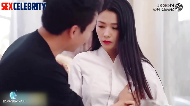 Liu Tao delivered a letter to her boss and fucked, ai (刘涛 名人性爱)