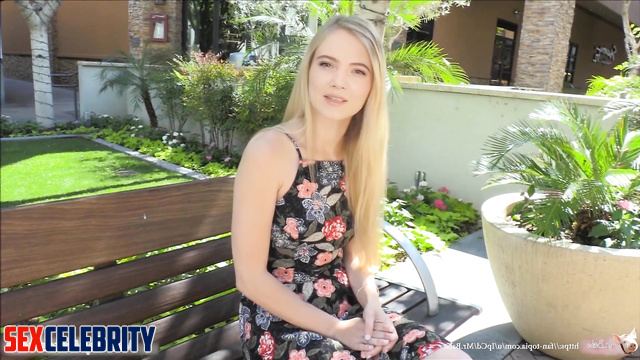 Freya Allan shows off her pussy in public - real fakes