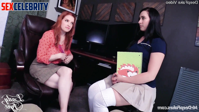 Mom & daughter threesome - fake Anna Kendrick & Jennifer Love Hewitt