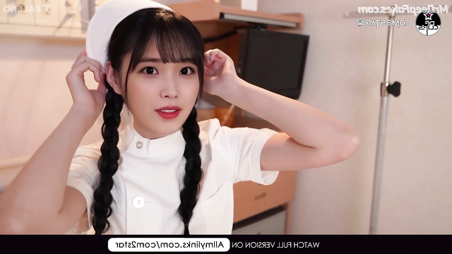 Too much working makes pigtailed nurse horny - IU 이지은 딥 페이크 에로틱