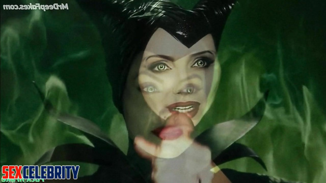 Maleficent Angelina Jolie addicted to suck deepfake porn ai