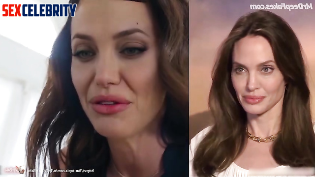 Angelina Jolie - anal on a very first date [real fakes]