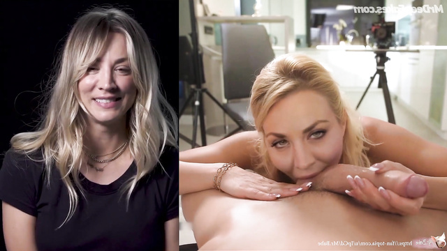 Rough anal riding and doggy POV - Kaley Cuoco deepfakes