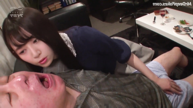 Hot oral sex with a threesome - Nanami Hashimoto [橋本 奈々未 乃木坂46] fakeapp