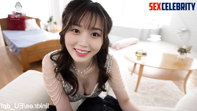 Beautiful brunette Haewon NMIXX 해원 딥페이크 having sex after school prom, ai