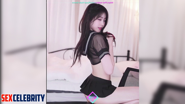 Karina (카리나) playing with her perfect tits / aespa 에스파 누드