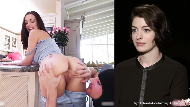 Horny GF Anne Hathaway cheats with the pervy thief [fake porn]