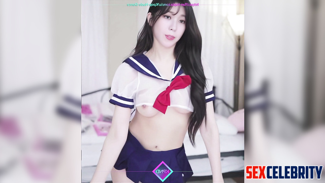 Pretty schoolgirl Karina (카리나 에스파) wanna fuck you and your friends, ai