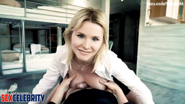 Fake Kristen Bell gave her partner a blowjob at work