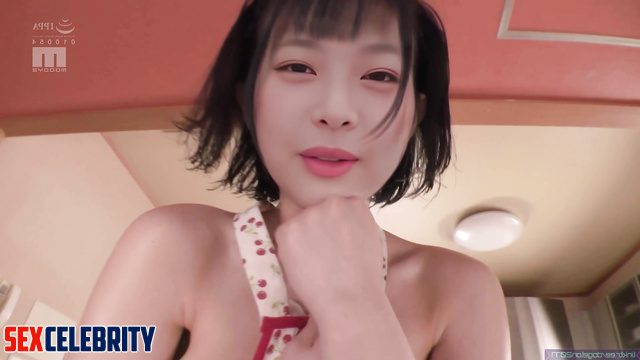 Fake Hanni (하니 뉴진스) - sweet girl fucked in the kitchen - pov porn