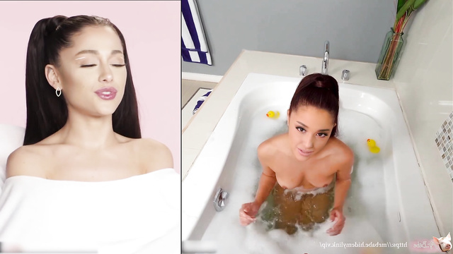 Ariana Grande fucking with her stepbro in a bath [deepfakes]