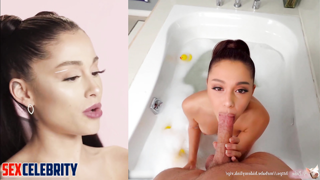 Ariana Grande fucking with her stepbro in a bath [deepfakes]