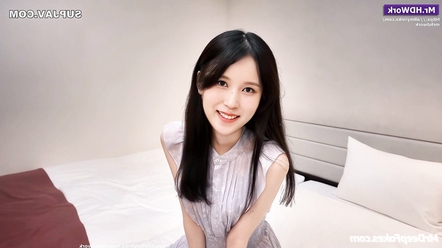 Mina (TWICE) showed what kind of panties she has, fakeapp (딥페이크 미나)