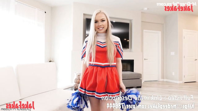 Little cheerleader Natalie Alyn Lind is turned on and wants sex