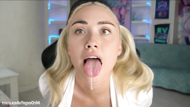 Sexy deepfake blonde Hillary Clinton shows us ahegao