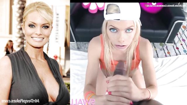 Big black cock in Jaime Pressly cute deepfake mouth