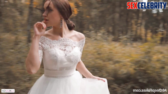 Runaway bride Gibi ASMR let a stranger cum in her mouth, fakeapp