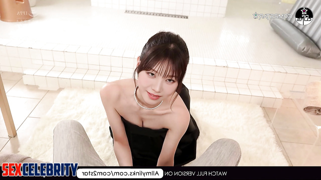 Blowjob in a luxury toilet (카리나 에스파) Karina pov deepfake video