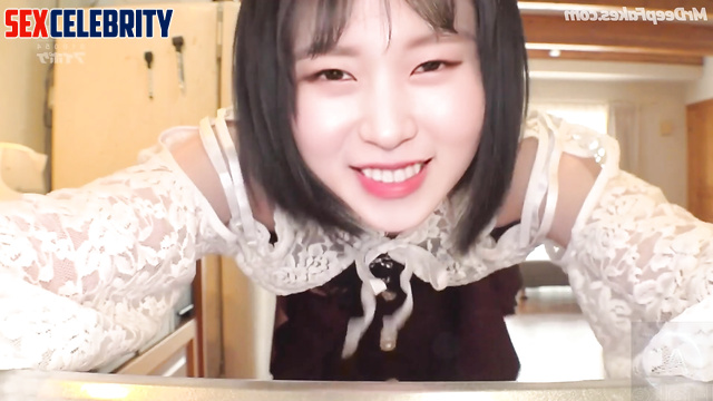 AI OH MY GIRL, Arin took her husband's dick into her mouth (인공지능 아린)