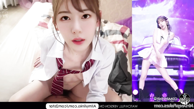 Sakura (사쿠라 르세라핌 아이즈원) ready for anything the producer says - fake pmv