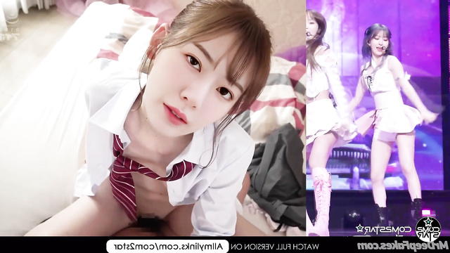 Sakura (사쿠라 르세라핌 아이즈원) ready for anything the producer says - fake pmv