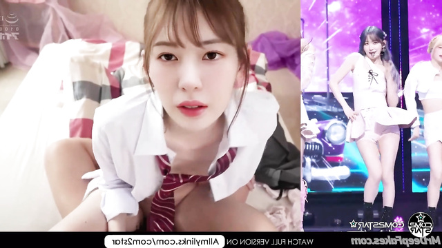 Sakura (사쿠라 르세라핌 아이즈원) ready for anything the producer says - fake pmv