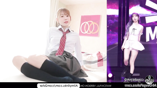 Sakura (사쿠라 르세라핌 아이즈원) ready for anything the producer says - fake pmv