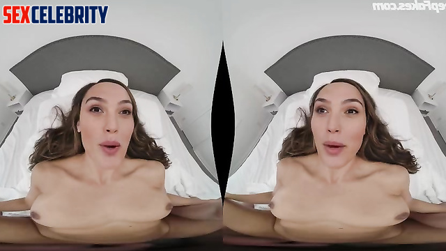 Busty Gal Gadot is pleased by crazy fan // pov adult video