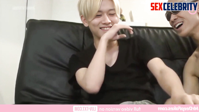 Gentle gay loves gentle caresses (태현 투모로우바이투게더) Taehyun face swap