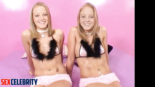 Young deepfake Jodie Foster twins engage in debauchery