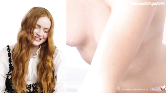 Daddy checks his daughter Sadie Sink anal hole, fakeapp